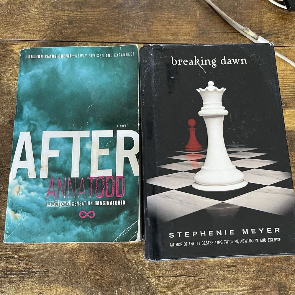 After by Anna Todd & Breaking Dawn Twilight Saga Stephenie Meyer Book Lot